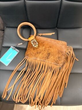 Trinity Ranch Cowhide Wrislet